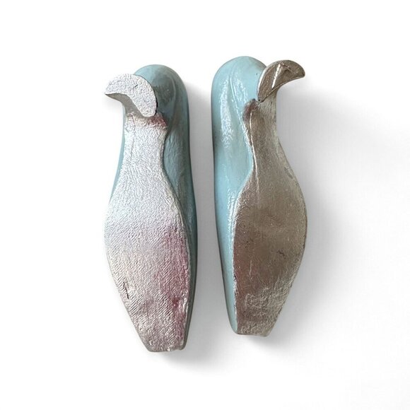 Vintage A pair of Miniature Metal Pumps, Philippe Model, from 80s,‎ very rare - Picture 7 of 9